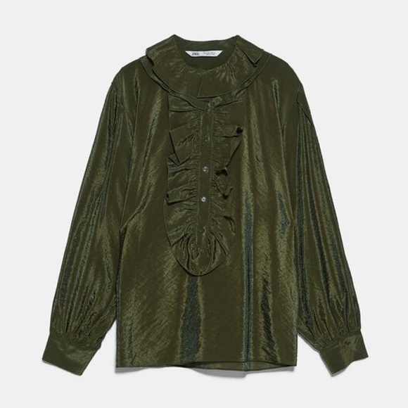 Zara Ruffled Blouse - Picture 4 of 11